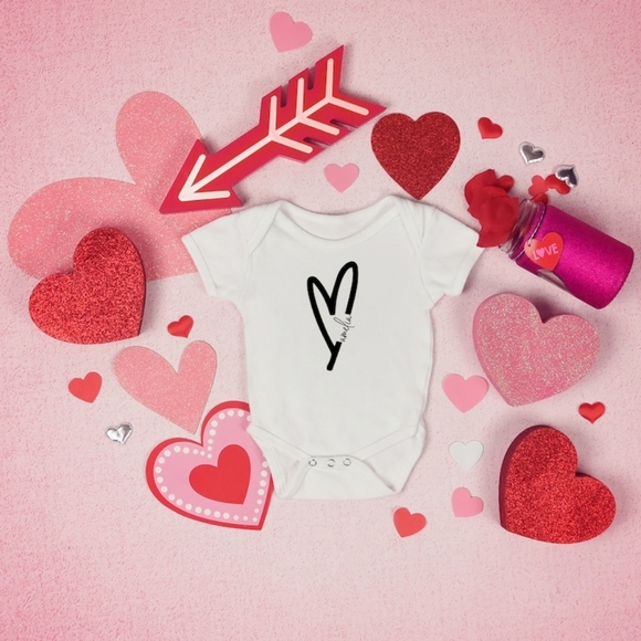 Personalized Valentine's Day Onesie - Picture 1 of 2